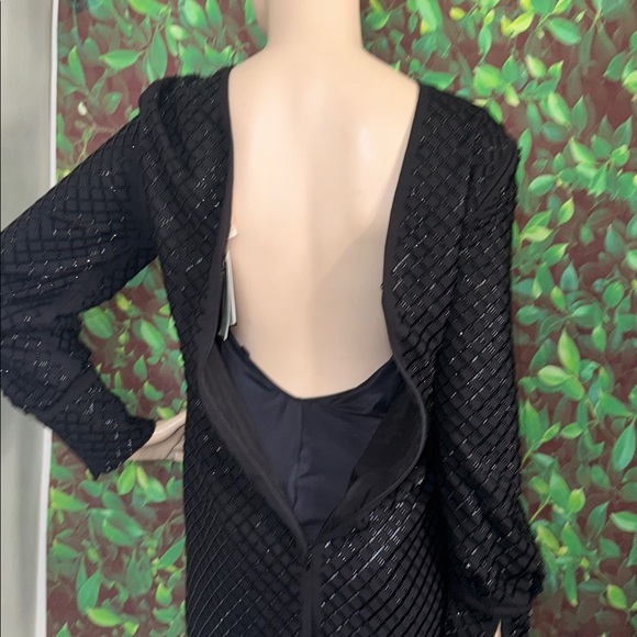 H&M Black Beaded Dress Cocktail Dress - Picture 7 of 17